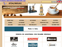Tablet Screenshot of lamacchinadelcaffe.com